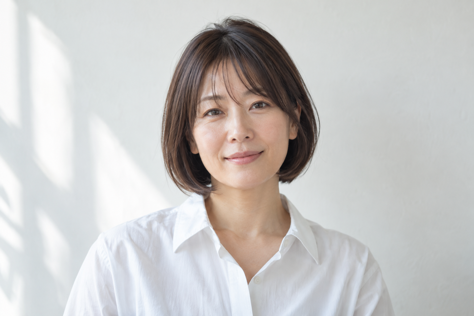ボブの前髪の幅と厚みのイメージ