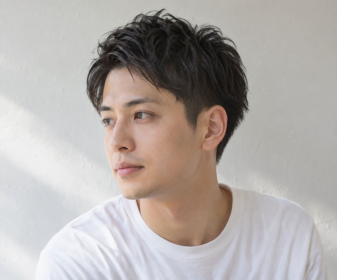 メンズ耳上すっきりショートを表した自然なイメージ