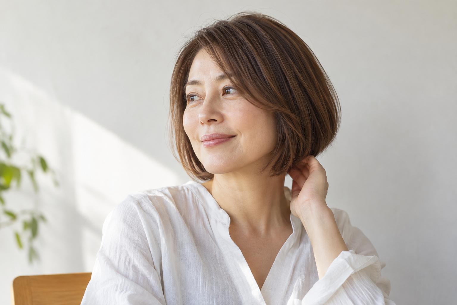 大人女性のブラウンカラーの色味のイメージ